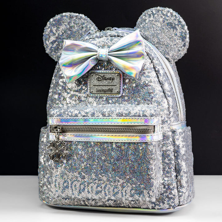 Mochila mini de lentejuelas holográficas Disney